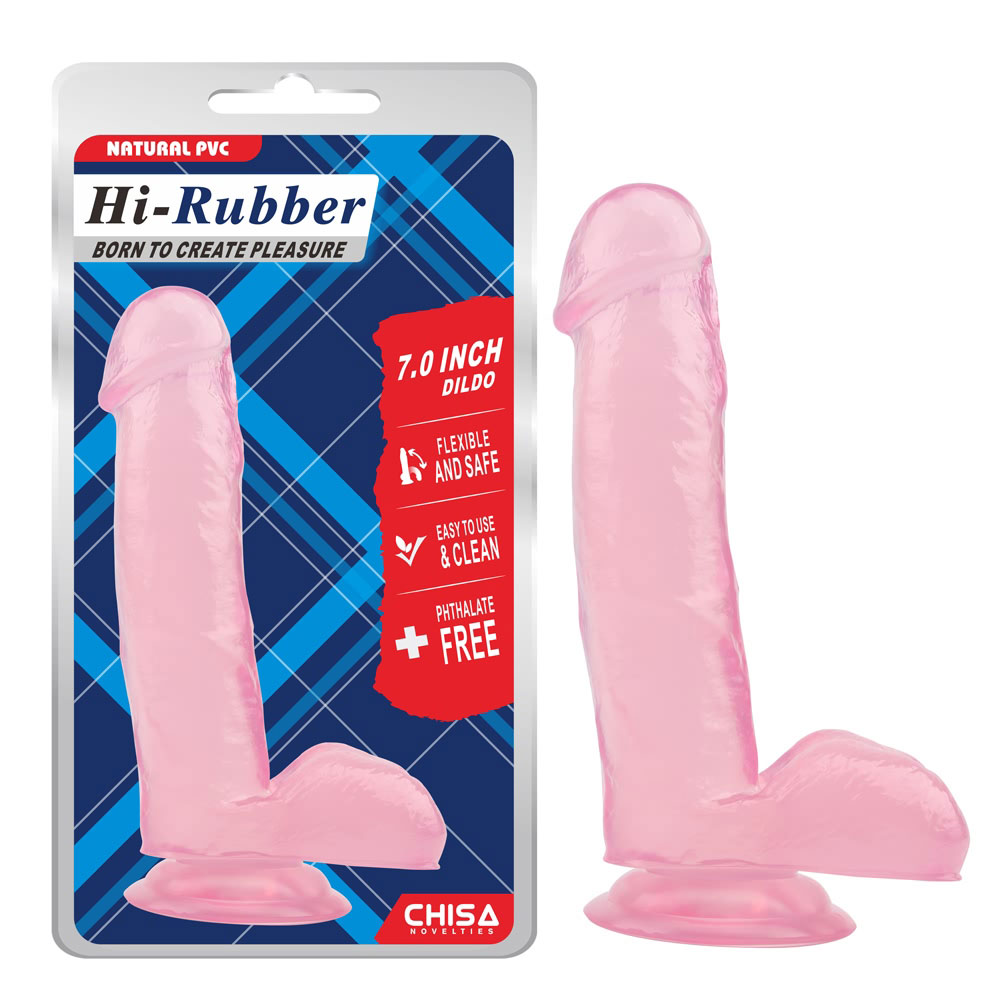 Realistic dildos 7.0 Inch Dildo-Pink