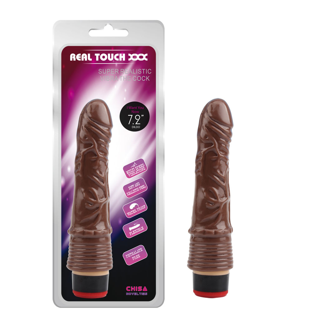 7.2”Vibe Cock-Brown