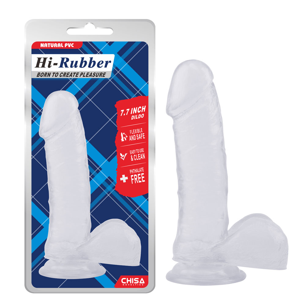 7.7 Inch Dildo-Clear