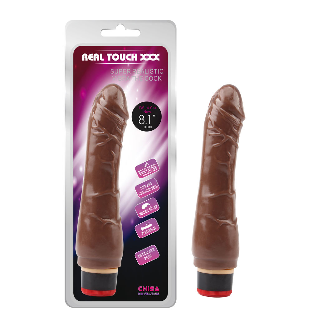 8.1”Vibe Cock-Brown