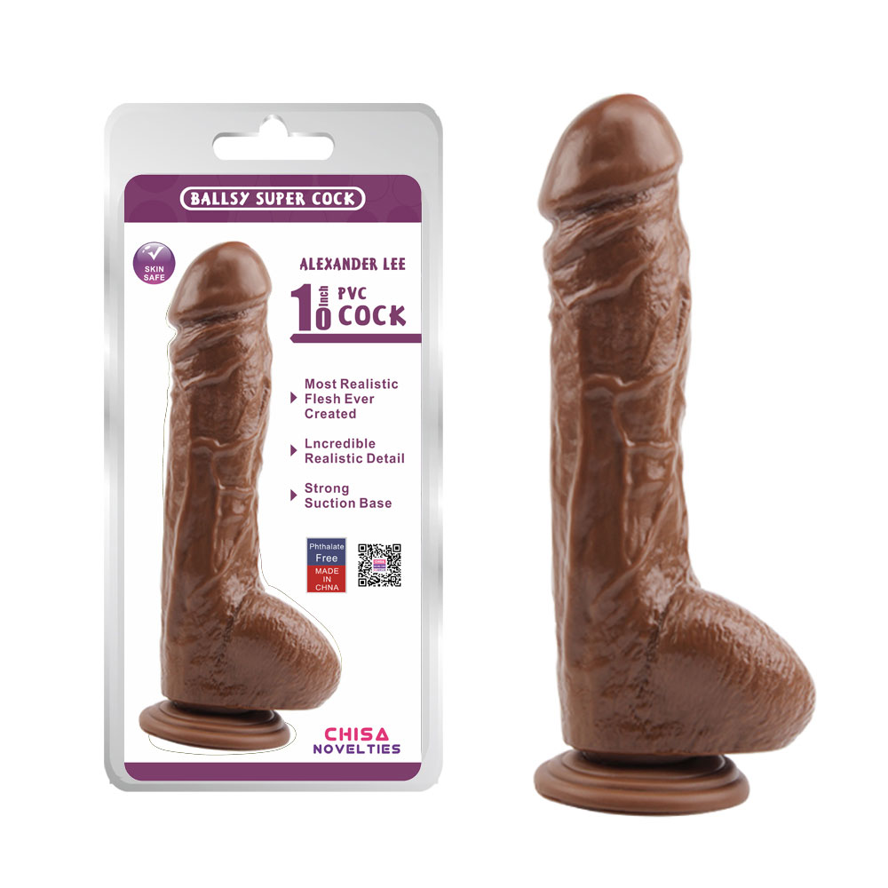 Realistic dildos Alexander Lee 10'' Dildo-Brown