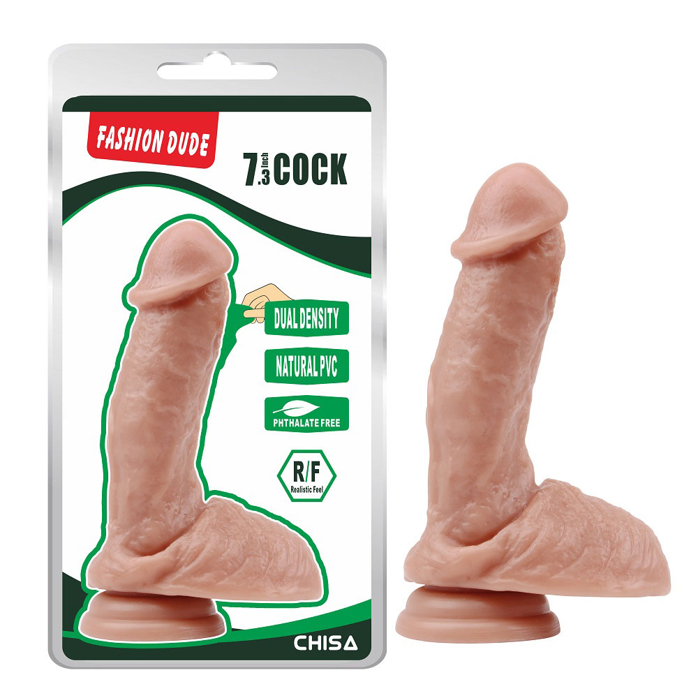 Realistic dildos Fashion Dude- 7.3 Inch Cock-Flesh