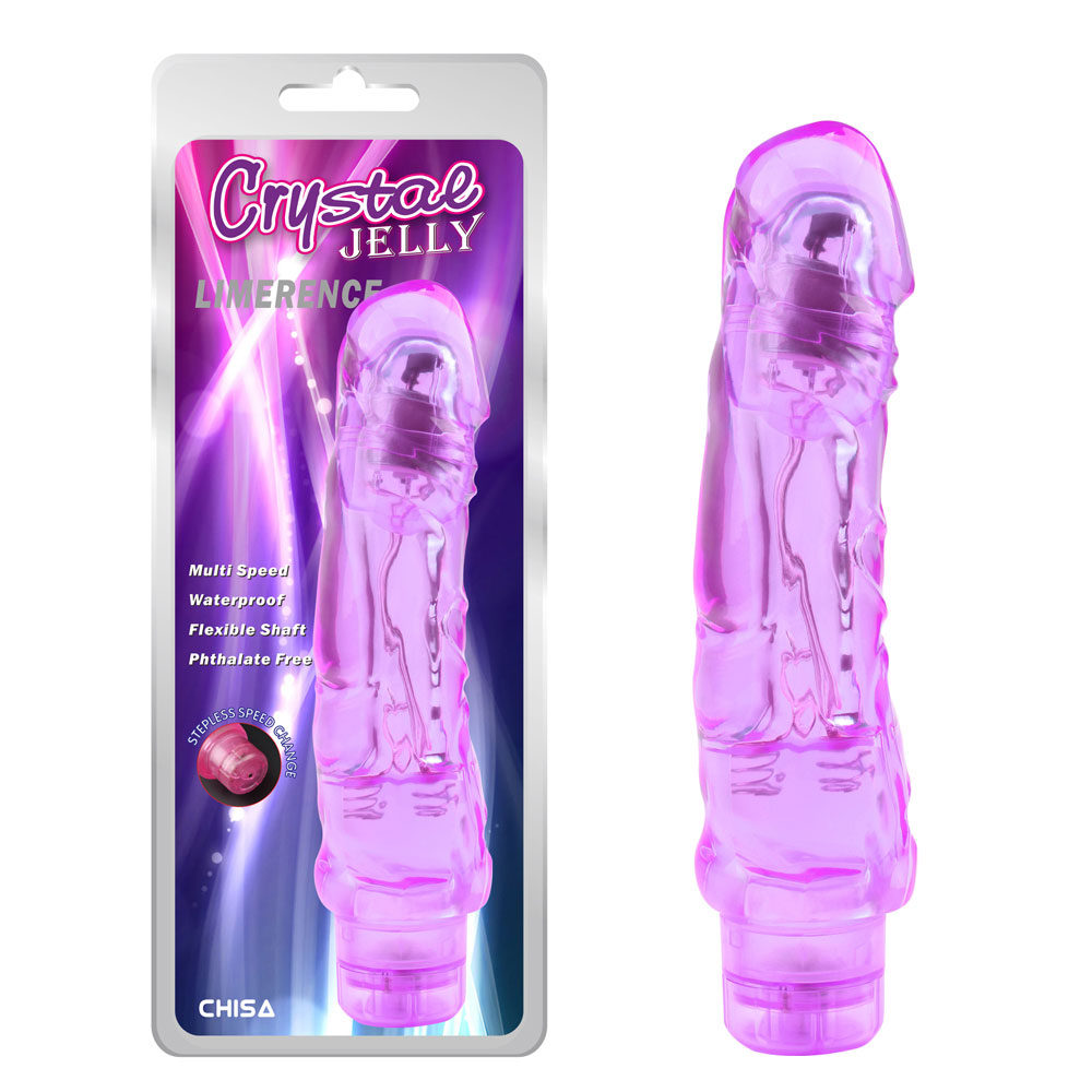 Vibrating realistic dildos Limerence-Purple