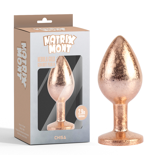 Nebula Gold Gem Butt Plug M