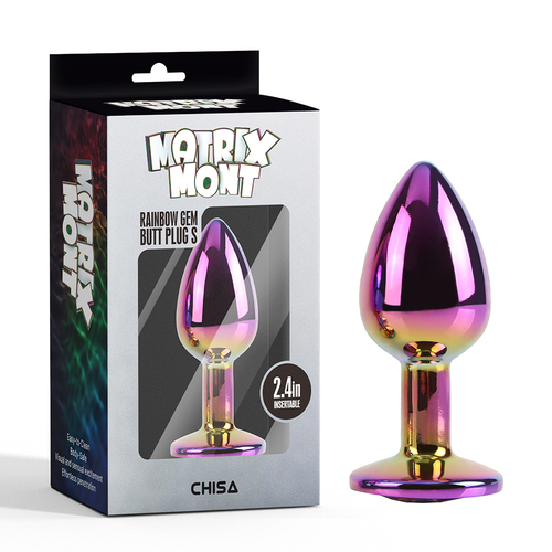 Rainbow Gem Butt Plug S