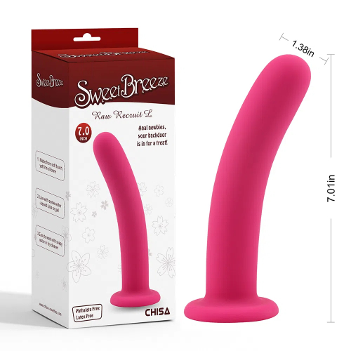 Raw Recruit L-Pink Siliconel Soft Dildos