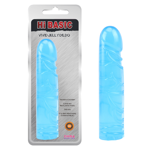 Realistic dildos Vivid Jelly Dildo-Blue