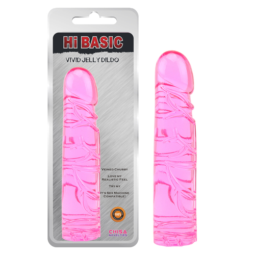 Realistic dildos Vivid Jelly Dildo-Pink