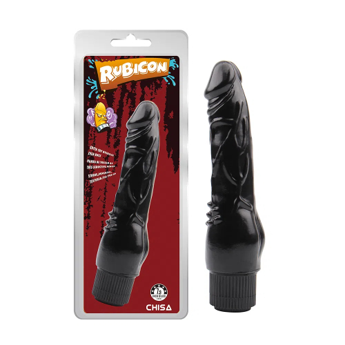 Vibrating Naughty Cock-Black Multi-Speed Vibrations Dildo