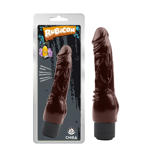 Vibrating Naughty Cock-Brown Multi-Speed Vibrations Dildo