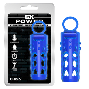 Vibrating Sleeve Enhancer-Blue