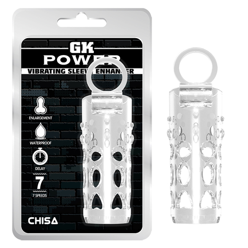 Vibrating Sleeve Enhancer-Clear