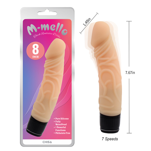 Vibrating Thick Realistic Dildo Flesh